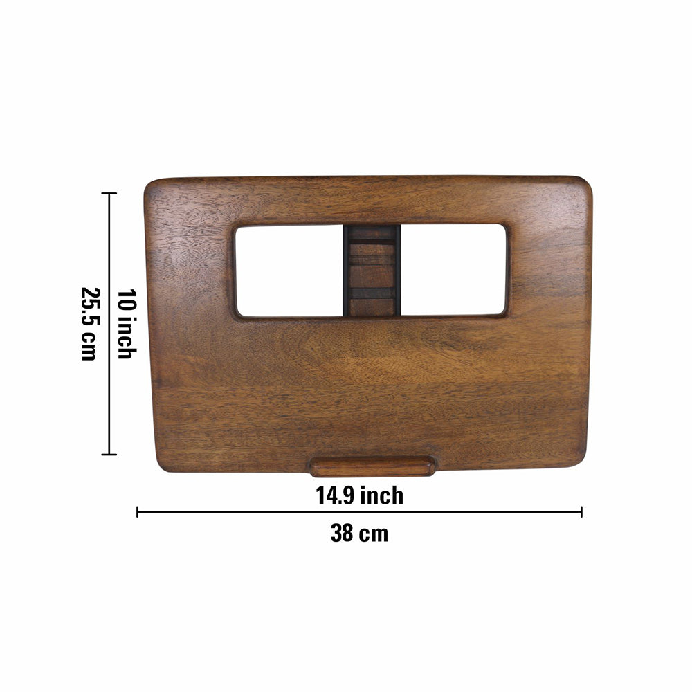 Wooden Decorative Foldable Multipurpose Laptop Table For Office , Living Room ( Pre - Assemble )