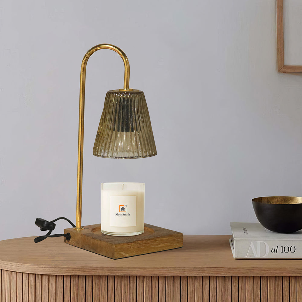 Candle Warmer Lamp Birthday Gifts for Women Mom, House Warming Gifts New Home Decor, Wax Warmer Lamp for Jar Candles with 2 Bulbs (White, One Size)