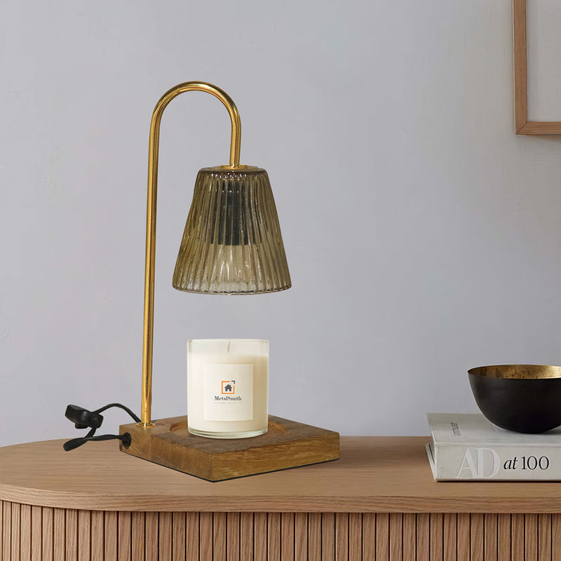 Candle Warmer Lamp Birthday Gifts for Women Mom, House Warming Gifts New Home Decor, Wax Warmer Lamp for Jar Candles with 2 Bulbs (White, One Size)