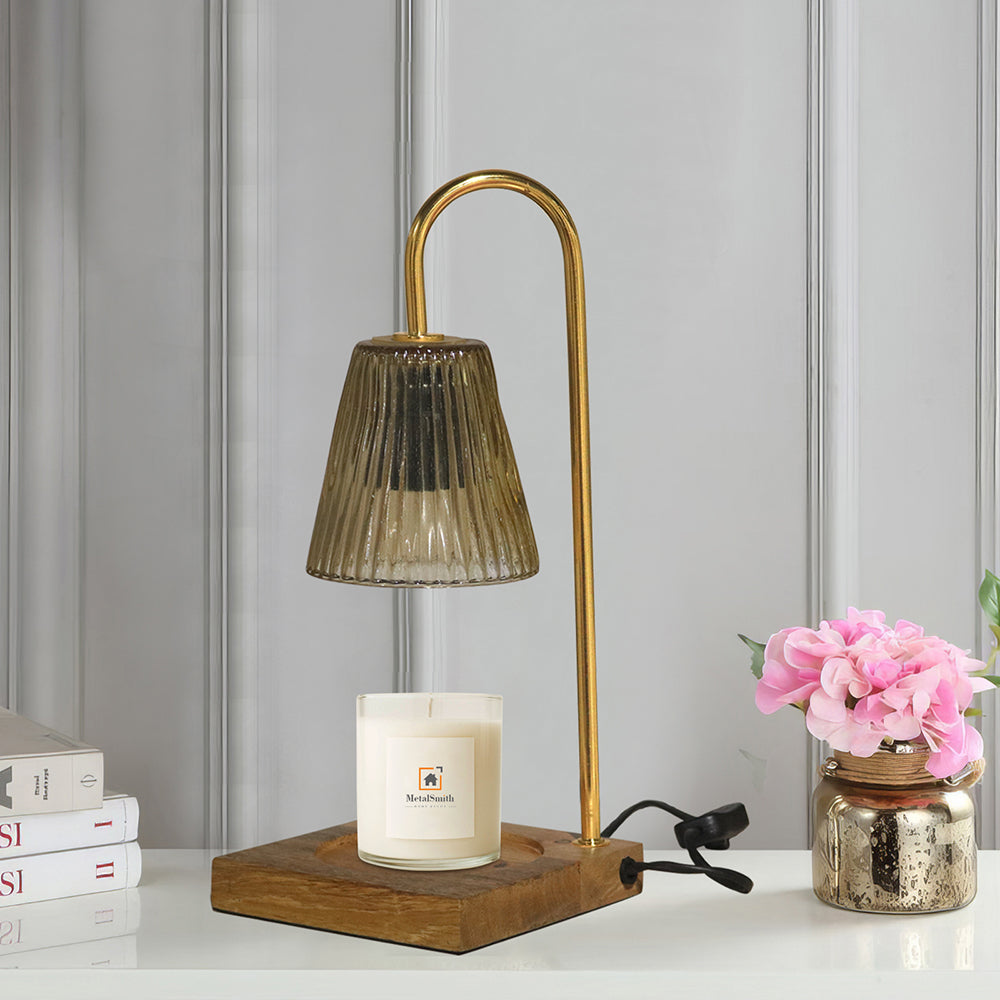 Candle Warmer Lamp Birthday Gifts for Women Mom, House Warming Gifts New Home Decor, Wax Warmer Lamp for Jar Candles with 2 Bulbs (White, One Size)