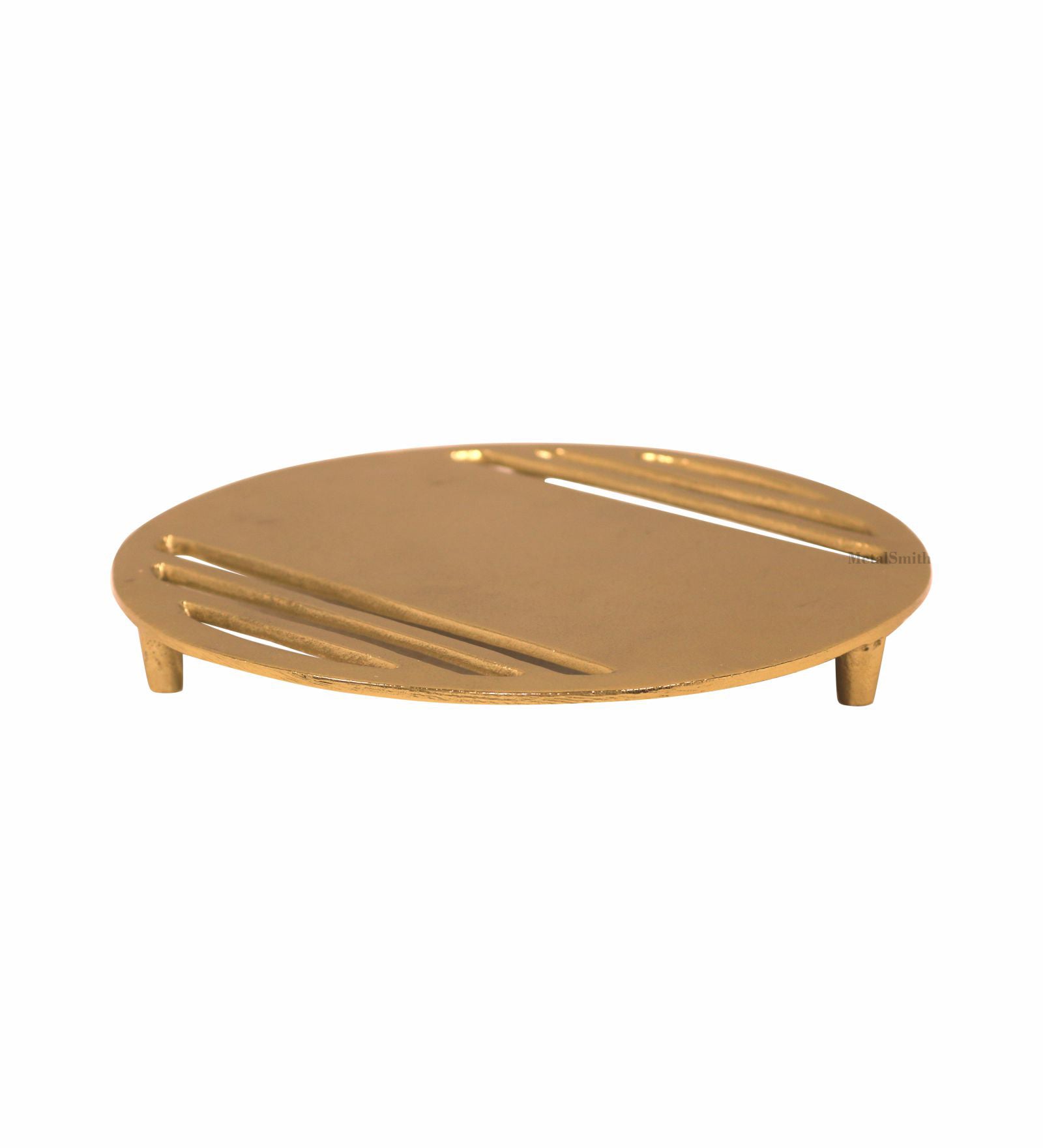 Linear Metal Trivet - Gold