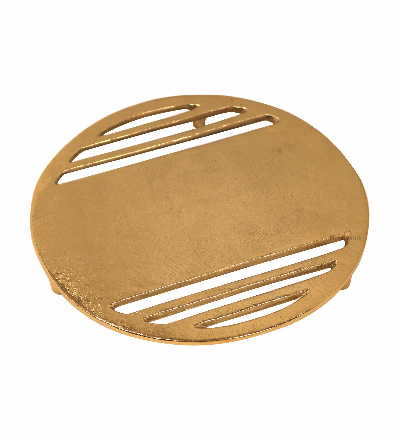 Linear Metal Trivet - Gold
