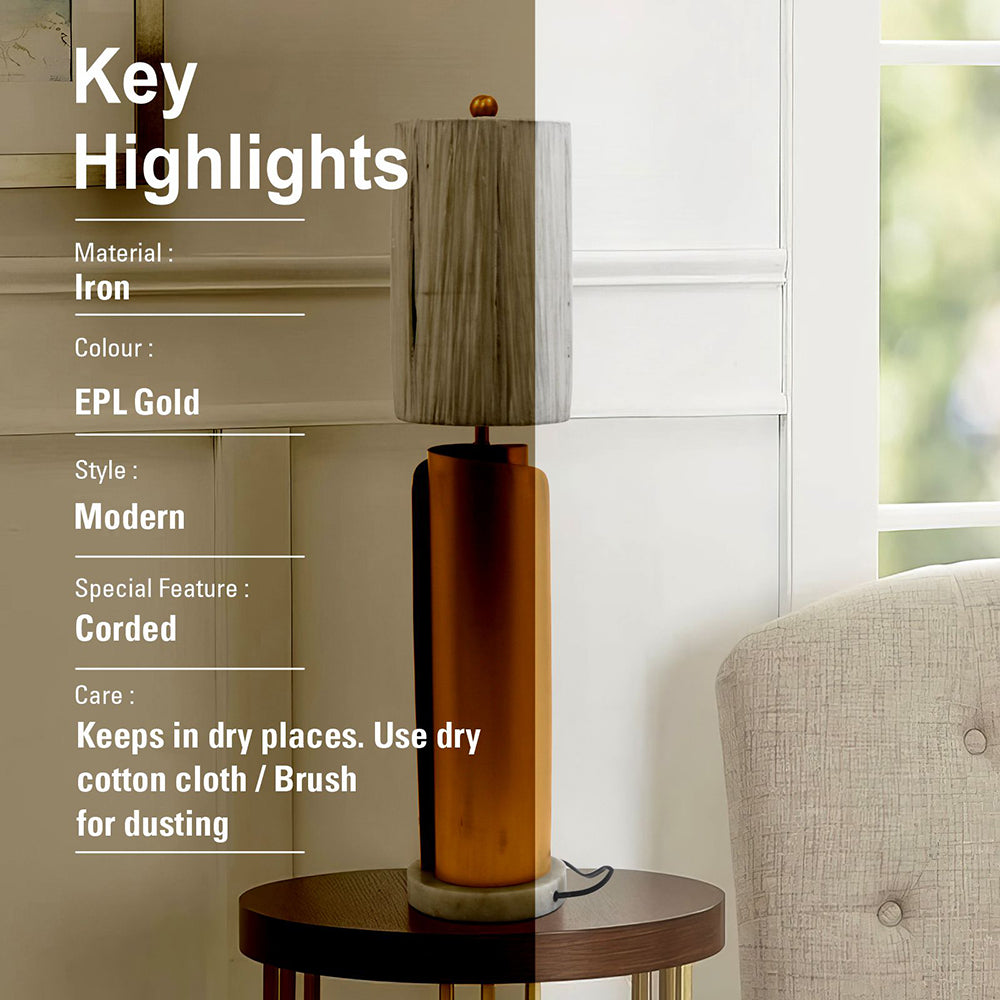 luxurious gold shade Decorative Stylish Lamp Décor Of Any Bedroom