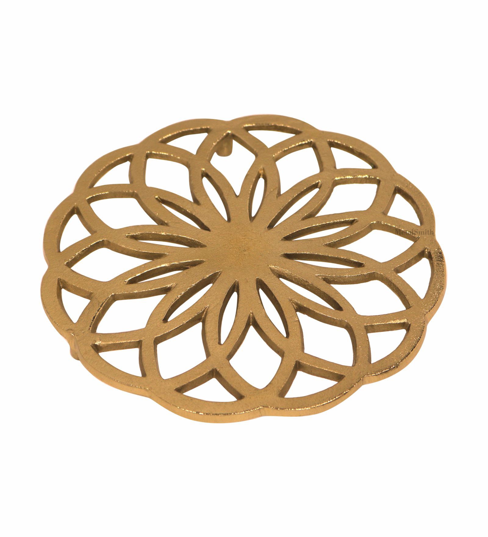 Round Metal Trivet - Gold