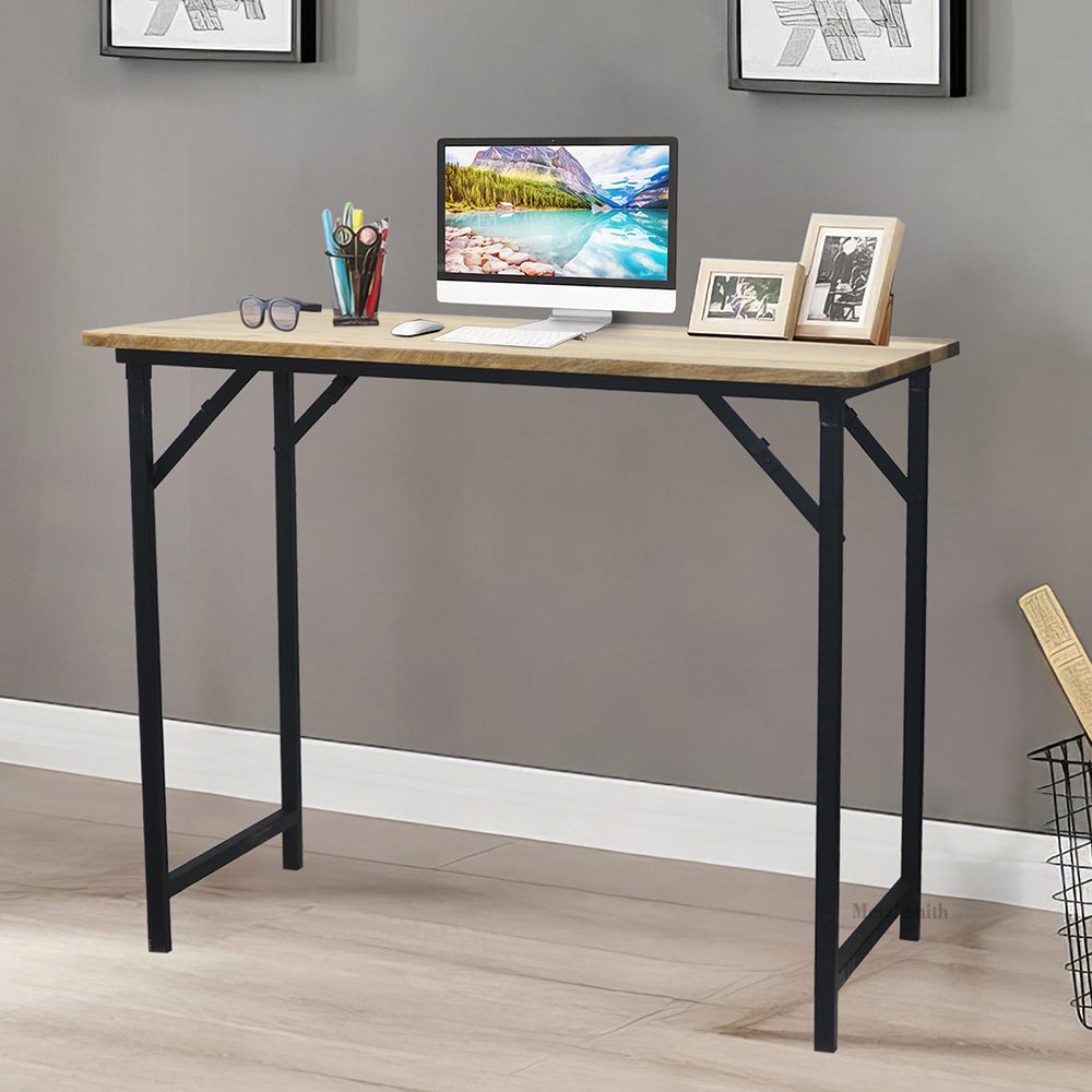 Decorative Study Table for Students - Office Table, Adults Work Table for Home Office - PC, Laptop, Desktop, Drawing, Computer Table with Storage Space