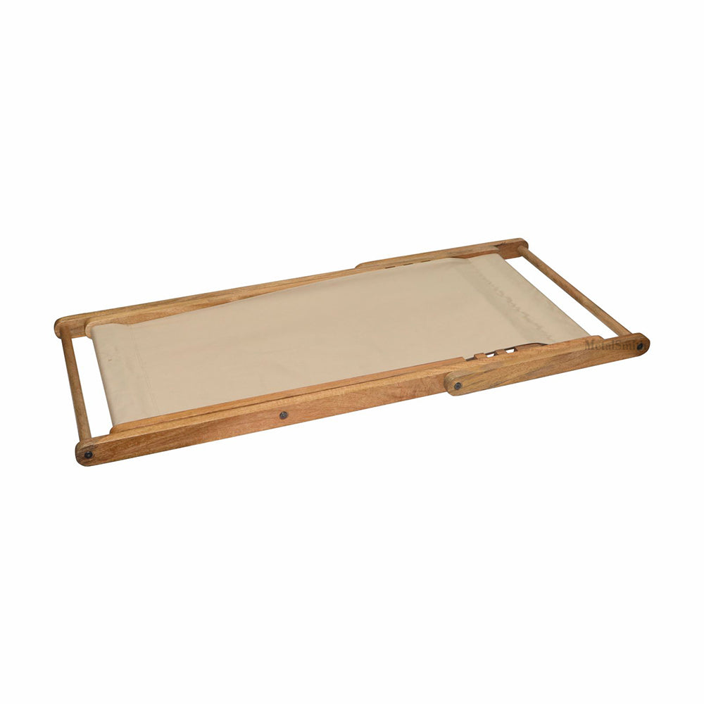 The Better Home Recliner Chair for Home Recline |Folding Chair/Camping Chair/Foldable Chair/Garden Chair |Outdoor Chair/Outdoor Furniture / Wooden & Fabric Material (Natural)