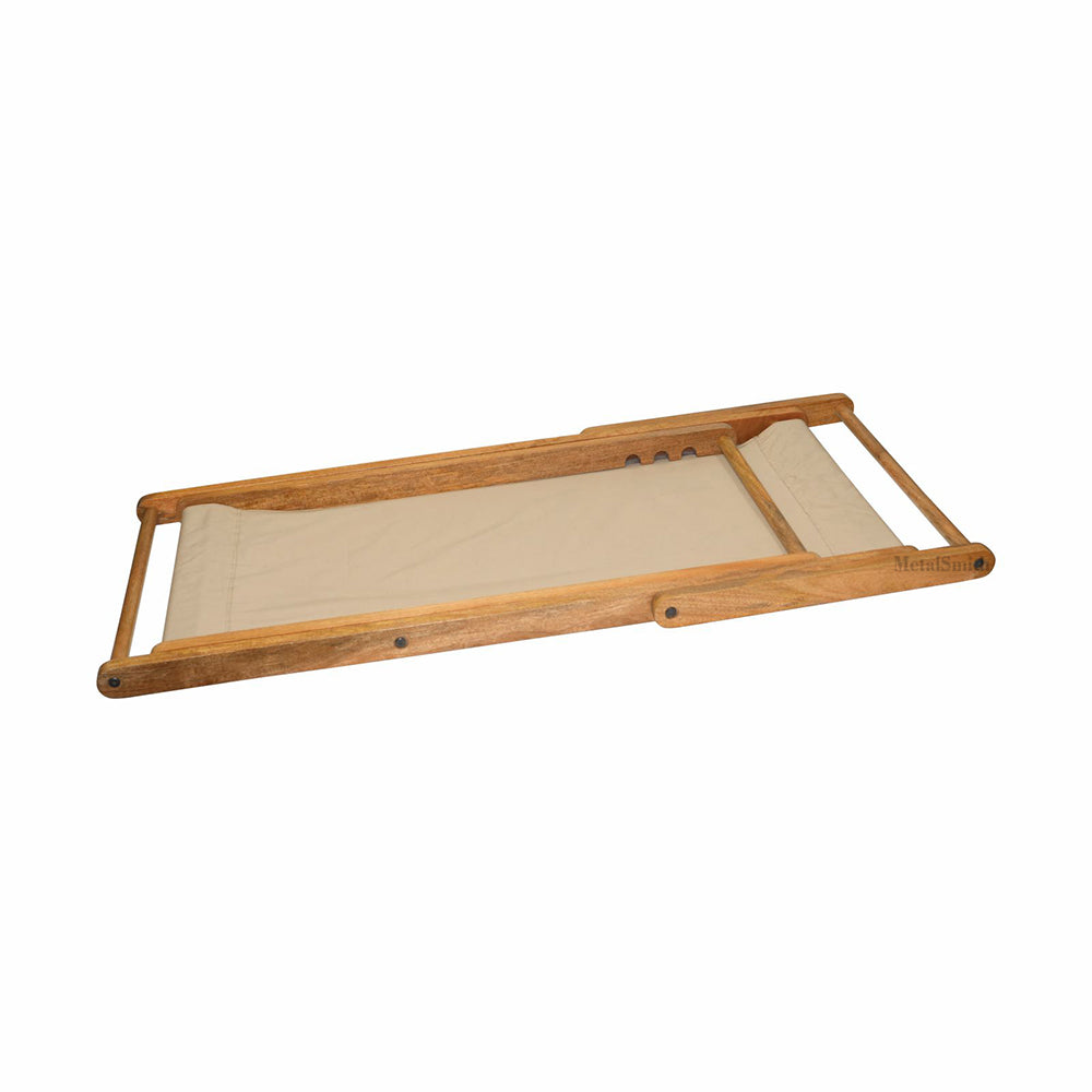 The Better Home Recliner Chair for Home Recline |Folding Chair/Camping Chair/Foldable Chair/Garden Chair |Outdoor Chair/Outdoor Furniture / Wooden & Fabric Material (Natural)