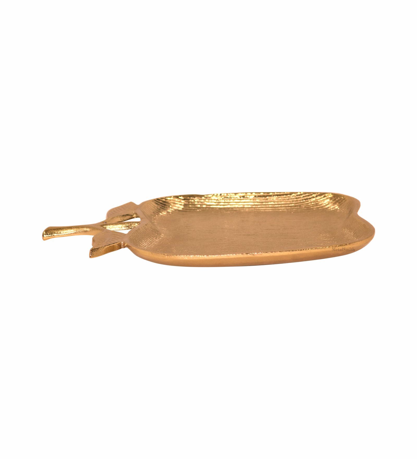 Azure Leaf Metal Serveware - Gold
