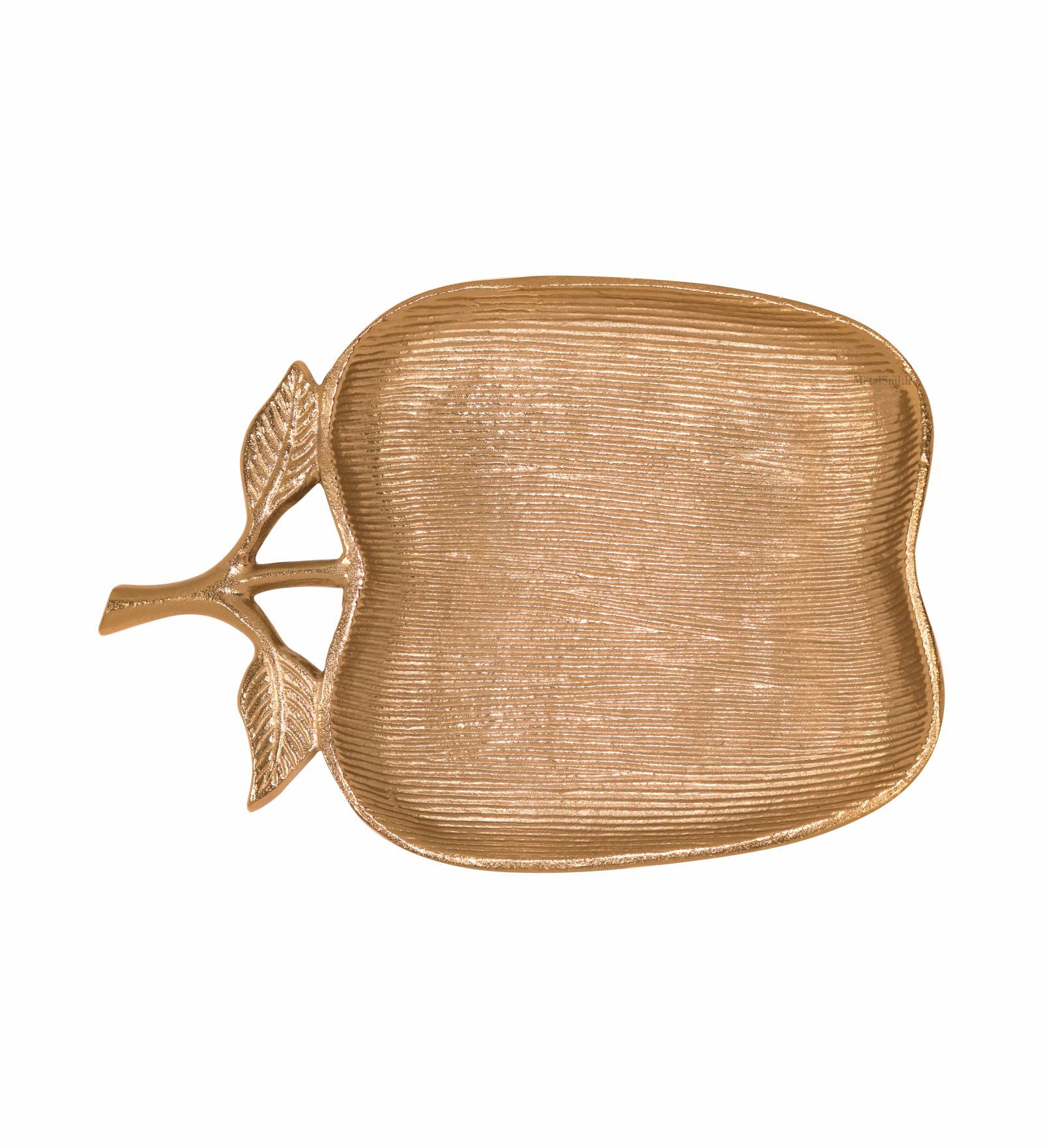 Azure Leaf Metal Serveware - Gold