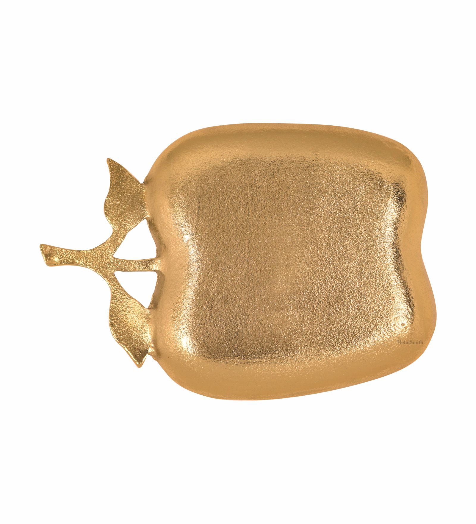 Azure Leaf Metal Serveware - Gold