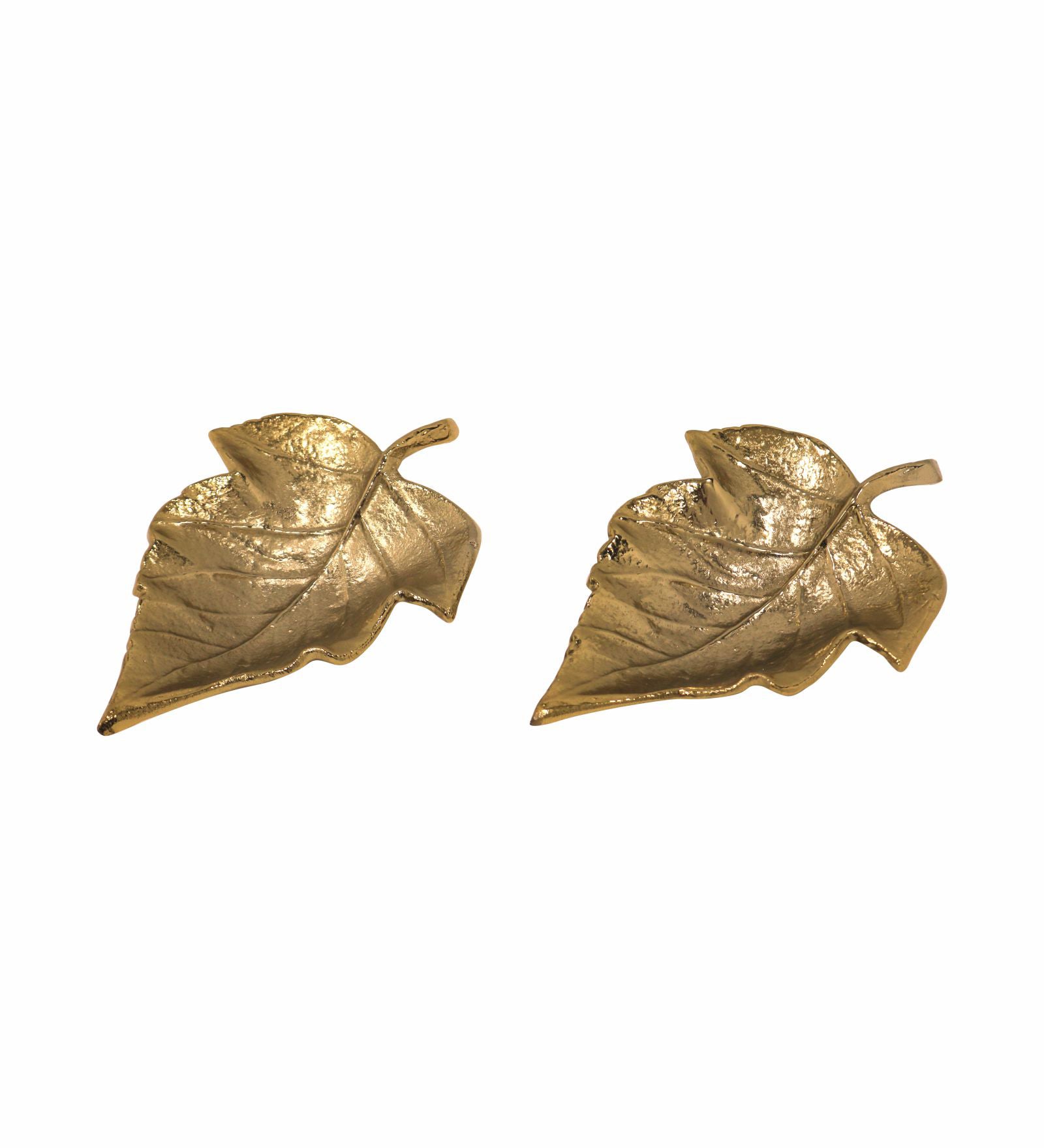 Azure Metal Serveware, Set Of 2 - Gold