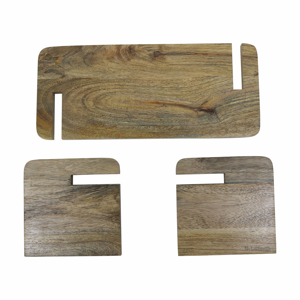 Decorative Kitchen Organizer Rack , Wooden Spice Rack Kitchen Countertop Organizer, Shelf Rack for Kitchen Storage, Wooden Shelf, Oil Stand, Tabletop Rack for Makeup, Office