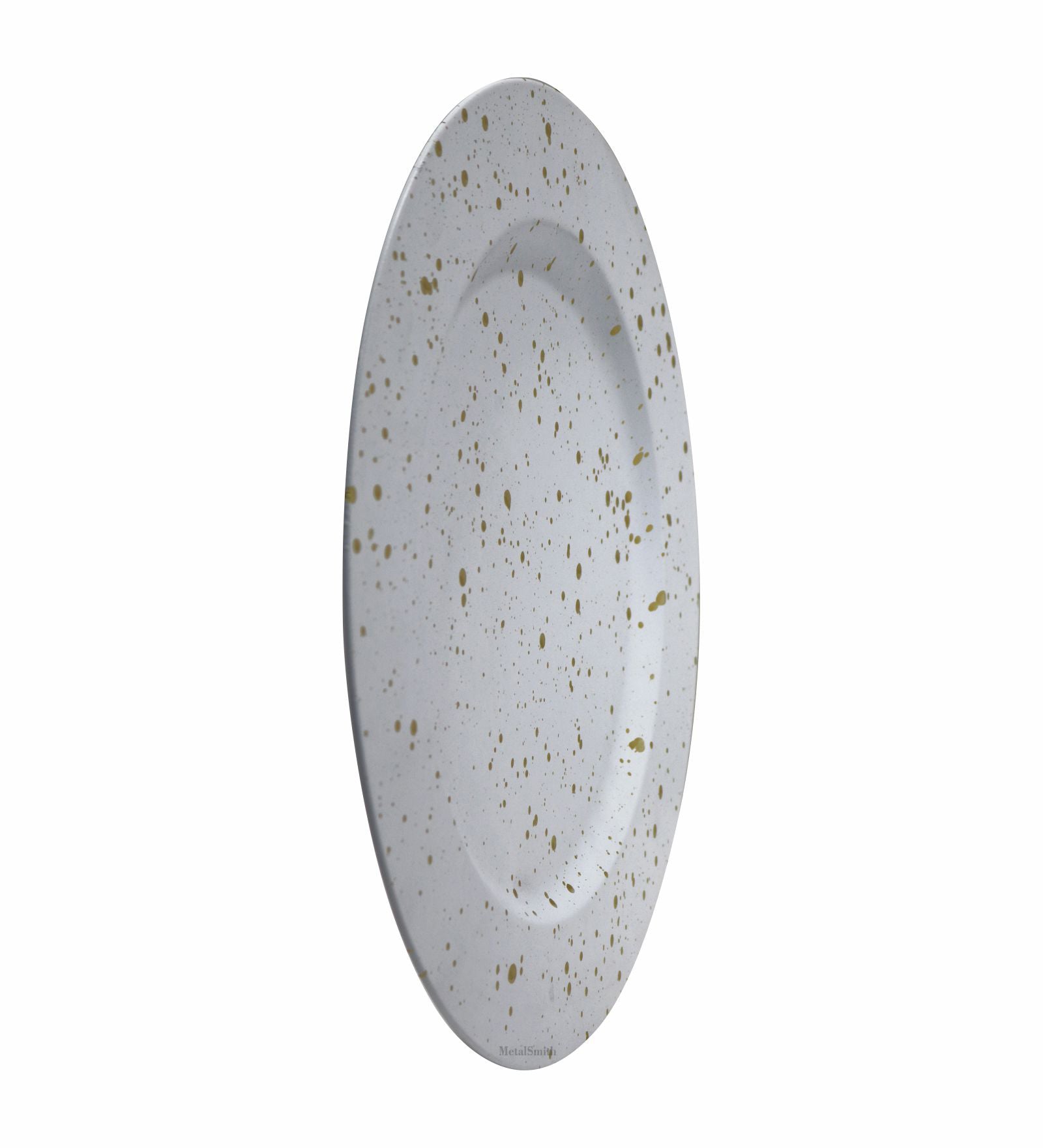 Metal Serving Platter, Pack Of 4 - White