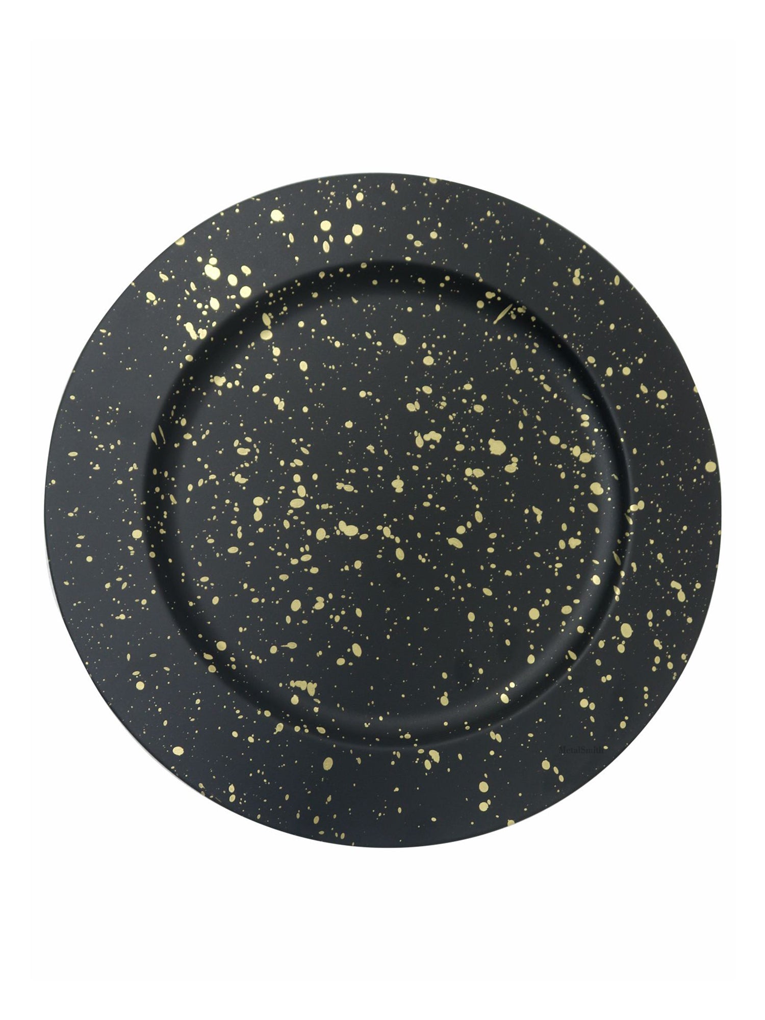 Metalsmith Round Decorative Serving Plate For Formal Occasions, Parties And Wedding Charger Plate (Pack of 4)