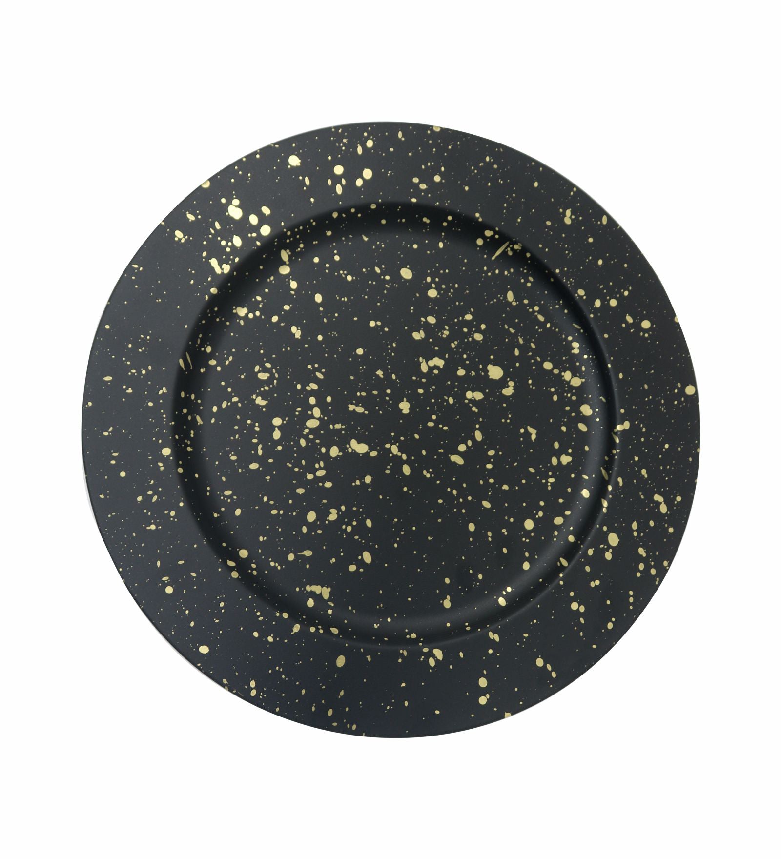 Metal Serving Platter, Pack Of 4 - Black