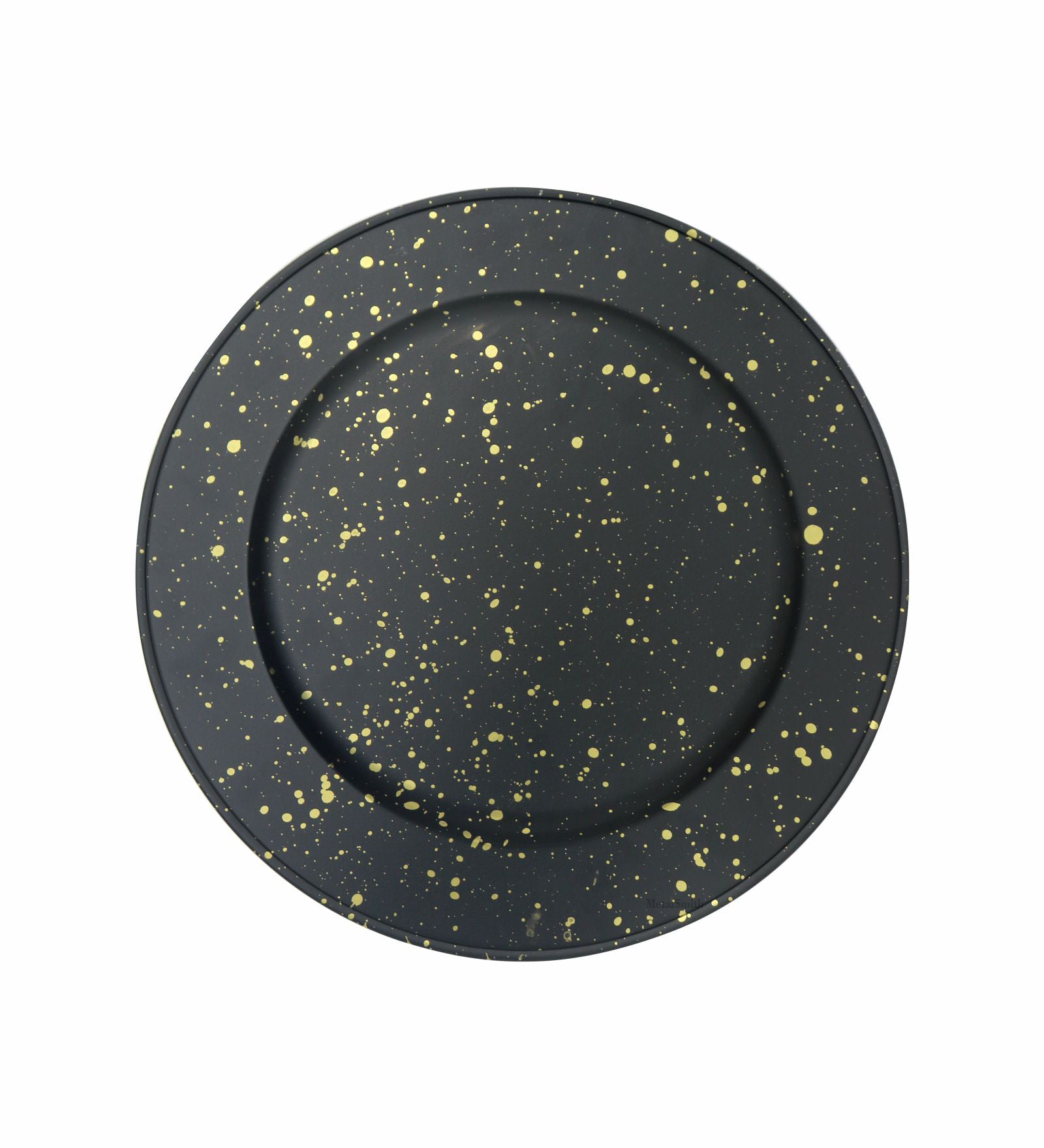 Metal Serving Platter, Pack Of 4 - Black