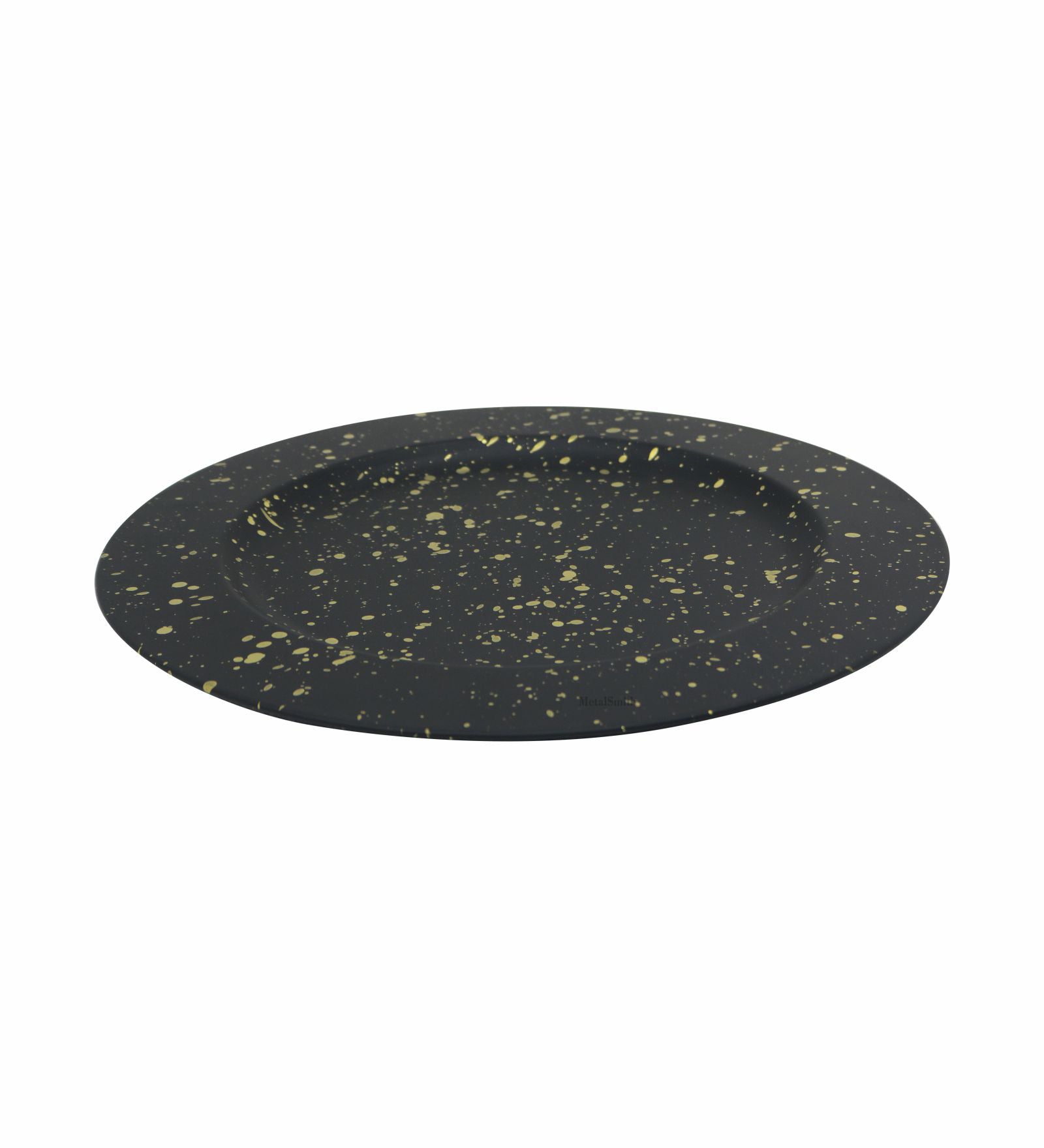 Metal Serving Platter, Pack Of 4 - Black