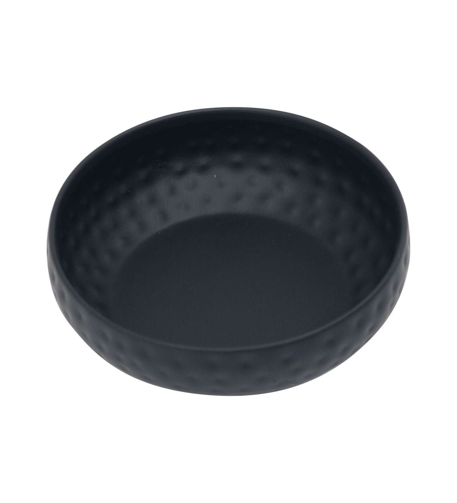 Velis Metal Serving Bowl - Black