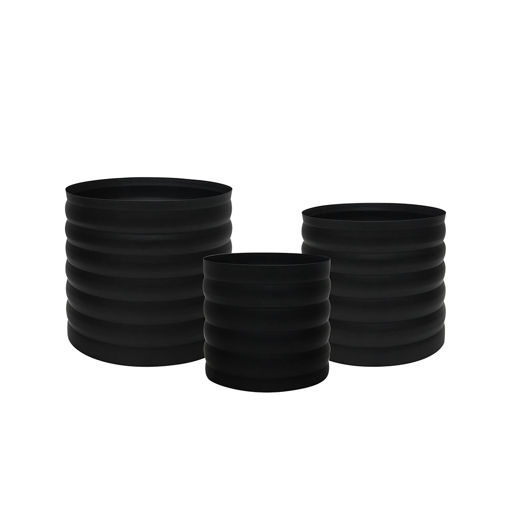 Pack of 3 Iron Planter Pot For Indoor And Outdoor Décor