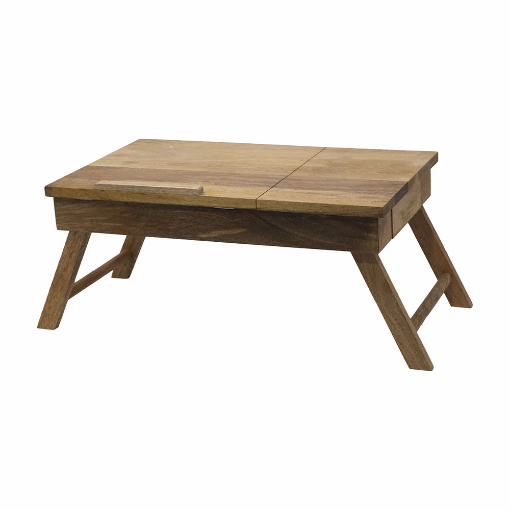 Wooden Decorative Foldable Multipurpose Study Table , Laptop Table For Office , Living Room ( Pre - Assemble )