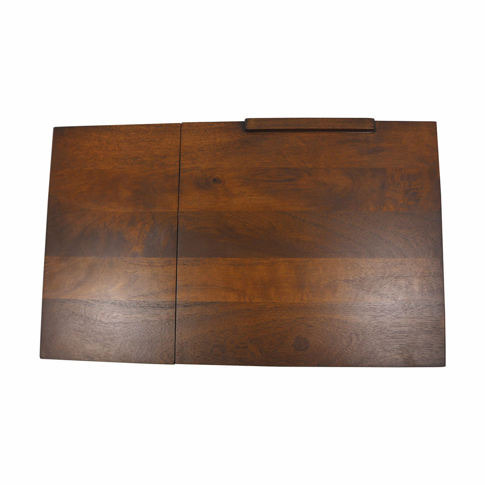 Wooden Decorative Foldable Multipurpose Study Table , Laptop Table For Office , Living Room ( Pre - Assemble )