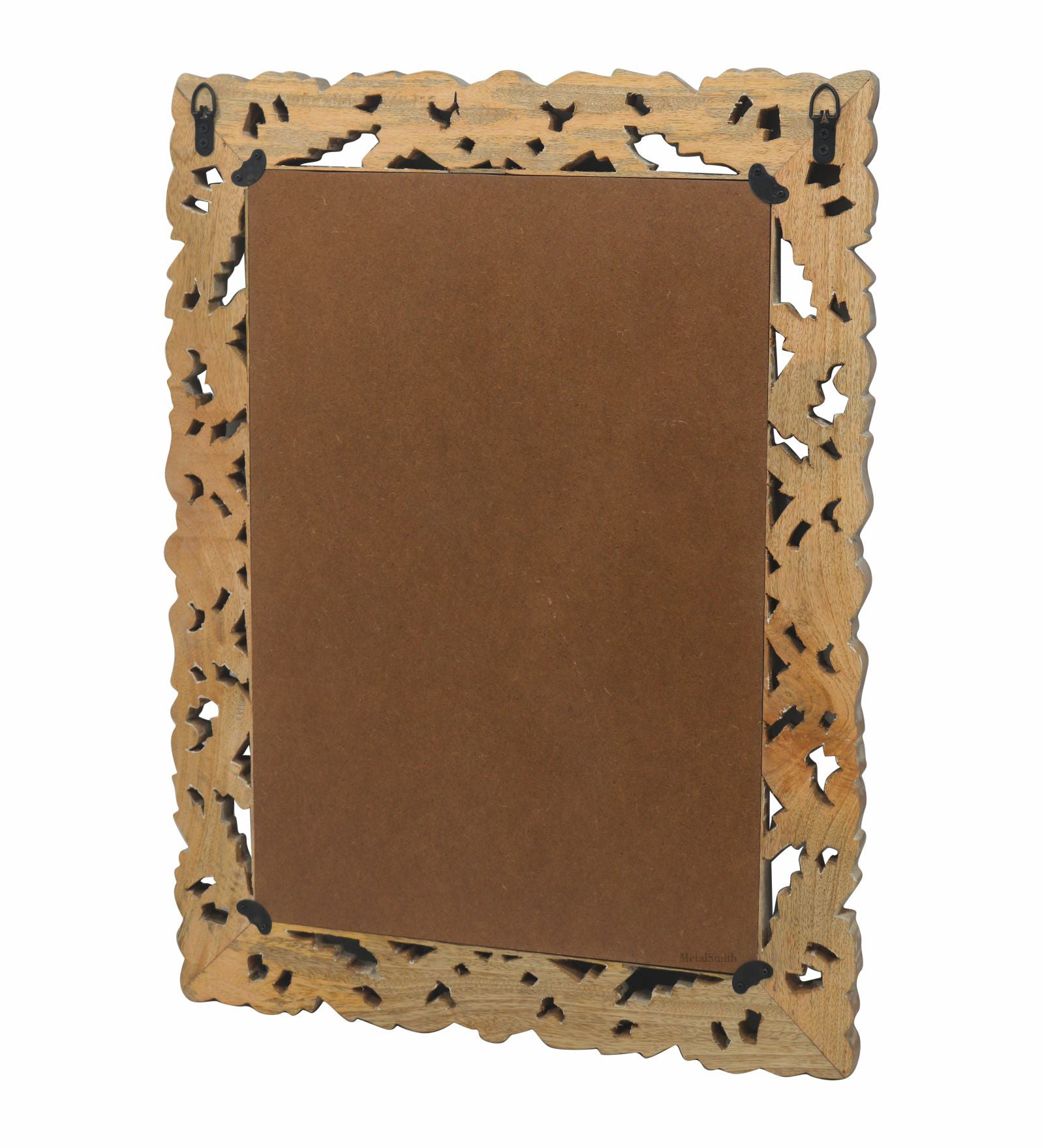 Wall Mirror With Wooden Frame - Natural