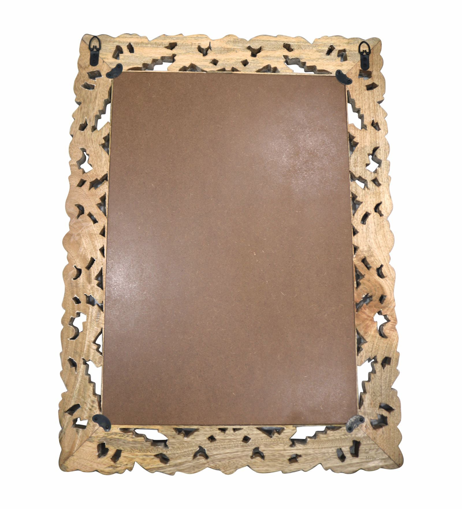 Wall Mirror With Wooden Frame - Natural