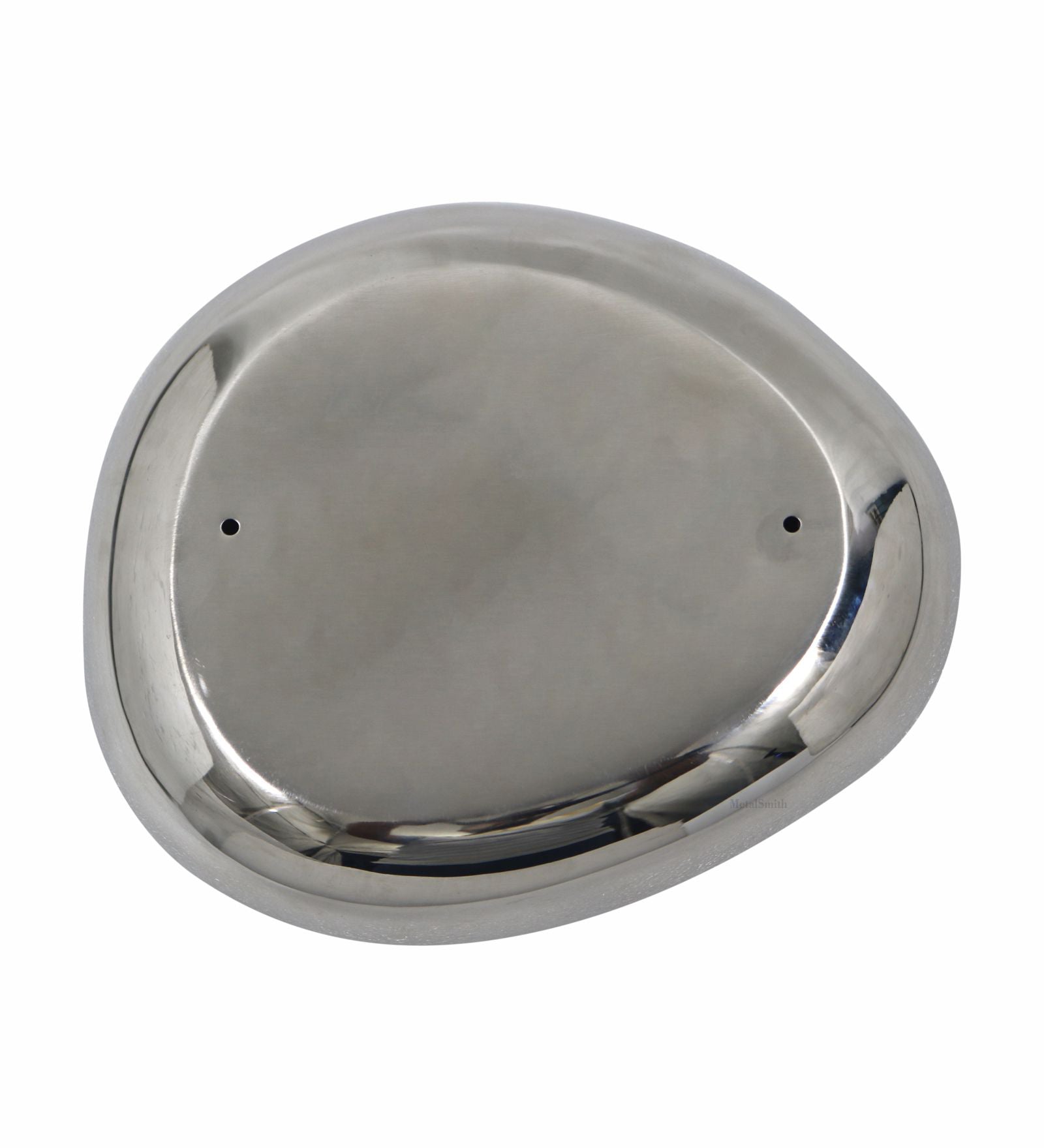 Decorative Nickle Serving Tray for Coffee Table | Modern Metal Platter for Serving Drinks, Snacks, or Décor