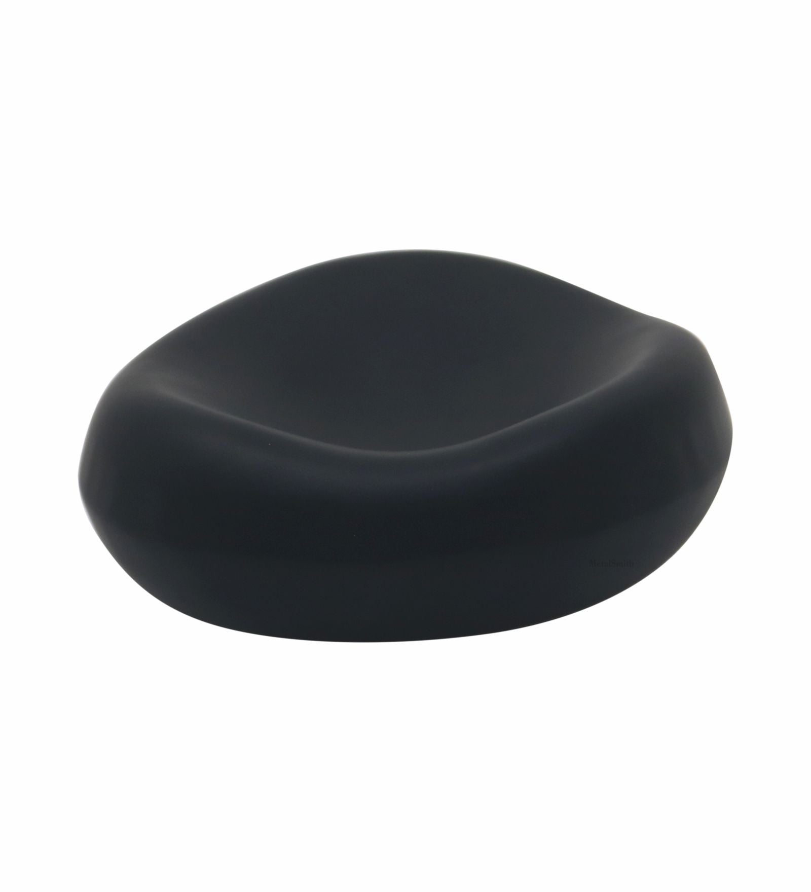 Decorative Black Serving Tray for Coffee Table | Modern Metal Platter for Serving Drinks, Snacks, or Décor