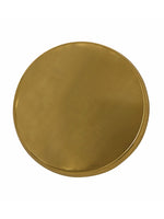 Metalsmith Modern Steel Pooja Thali | Gold Finish Worship Plate for Home Décor Silver Finish for Diwali & Ceremonies