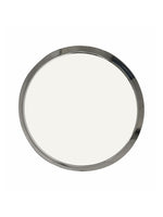 Metalsmith Modern Steel Pooja Thali | Silver Finish Worship Plate for Home Décor Silver Finish for Diwali & Ceremonies