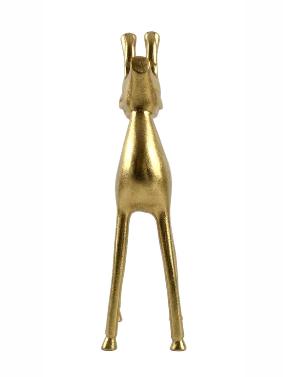 Metal Decorative Accent Reindeer, Small - Gold