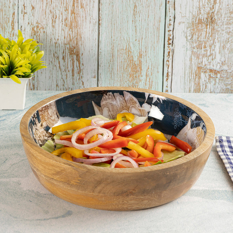 Mango Wood Serving And Decor Bowl For Home, Kitchen And Office