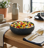 Elora Metal Serving Bowl - Black