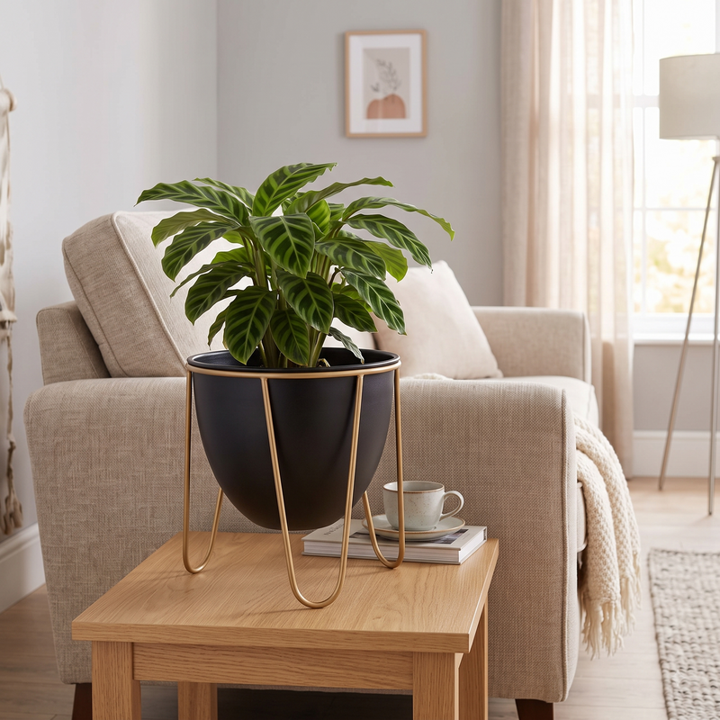 Lima Metal Planter - Black