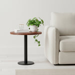 Ally Metal With Wooden Top  Side Table For Indoor, Outdoor, Home And Office, Gold