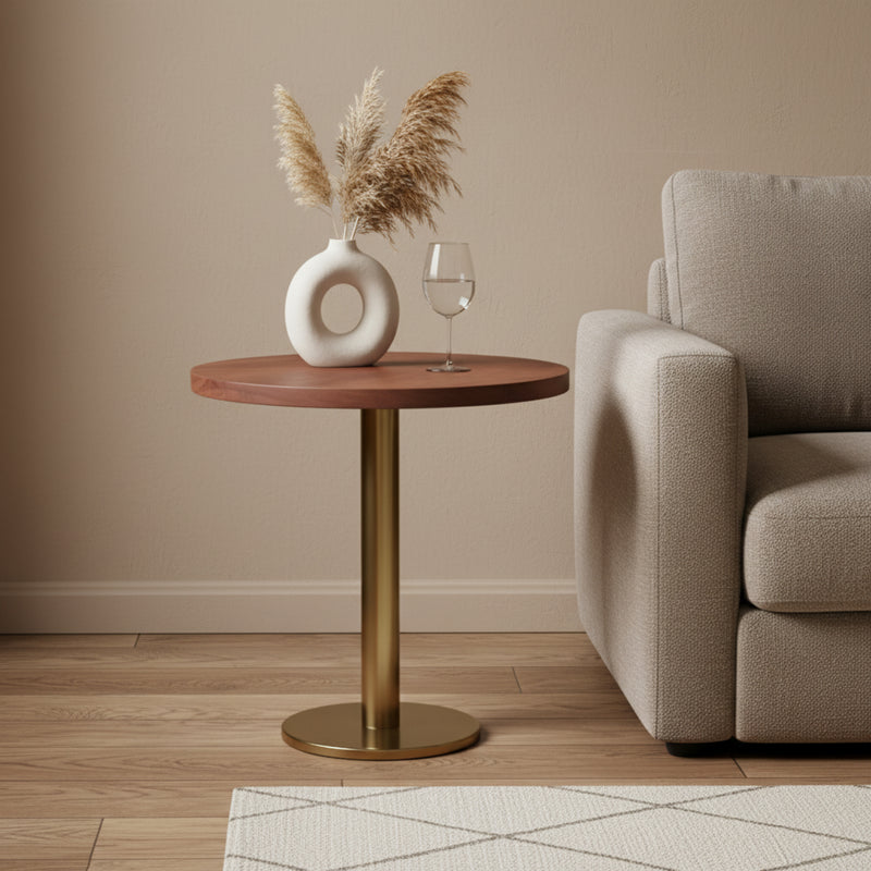 Ally Metal Side Table - Gold
