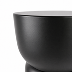 Rachell Metal Side Table - Black