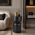 Rachell Metal Side Table - Black