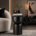 Rachell Metal Side Table - Black