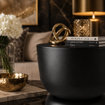 Rachell Metal Side Table - Black