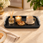 Stack Wooden Serving Tray - Black