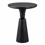 Noiré Sculpt Pedestal Side Table