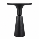 Noiré Sculpt Pedestal Side Table