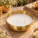 Aurelia Hammered Gold Wax Urli