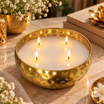 Aurelia Hammered Gold Wax Urli