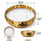 Aurelia Hammered Gold Wax Urli