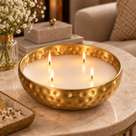 Aurelia Hammered Gold Wax Urli