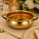 Aurelia Hammered Gold Metal Urli Bowl