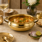 Aurelia Hammered Gold Metal Urli Bowl